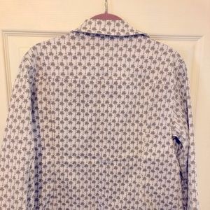 DG2 Diane Gilman palm tree print denim jackets